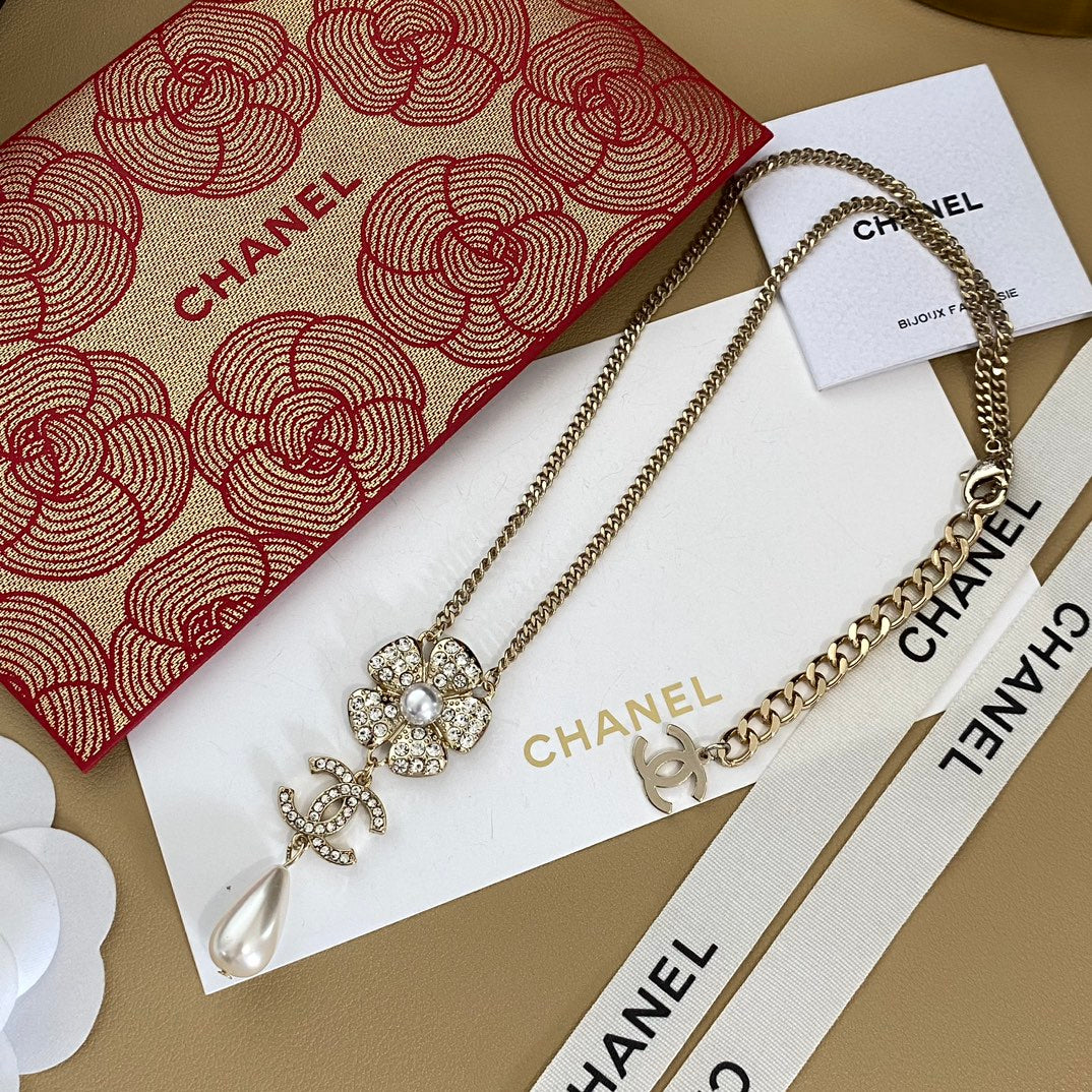 Chanel Flower Pendant Necklace – Luxury Designer Jewelry – product image 4