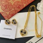 Chanel Glitter Heart Necklace – Luxury Designer Jewelry – product image 2