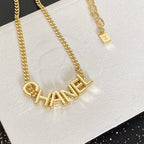 Chanel Gold Letter Necklace – Luxury Designer Jewelry – product image 3