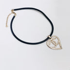 Chanel Heart Cutout Leather Necklace – Luxury Designer Jewelry – product image 6