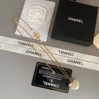 Chanel Heart Pearl Pendant Necklace – Luxury Designer Jewelry – product image 1