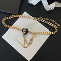 Chanel Heart Pendant Necklace – Luxury Designer Jewelry – product image 1