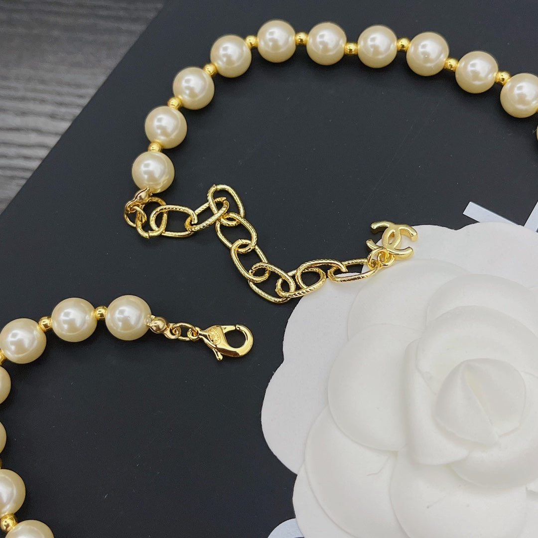Chanel Heart Pendant Pearl Necklace – Luxury Designer Jewelry – product image 6