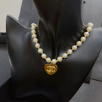 Chanel Heart Pendant Pearl Necklace – Luxury Designer Jewelry – product image 8