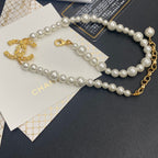 Chanel Irregular Pearl Short Necklace – Luxury Designer Jewelry – product image 4