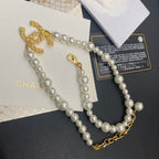Chanel Irregular Pearl Short Necklace – Luxury Designer Jewelry – product image 5