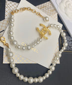 Chanel Irregular Pearl Short Necklace – Luxury Designer Jewelry – product image 6
