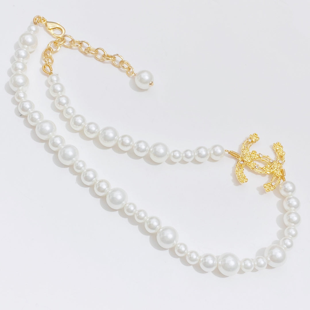 Chanel Irregular Pearl Short Necklace – Luxury Designer Jewelry – product image 7