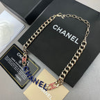 Chanel Large Chain Logo Necklace – Luxury Designer Jewelry – product image 1