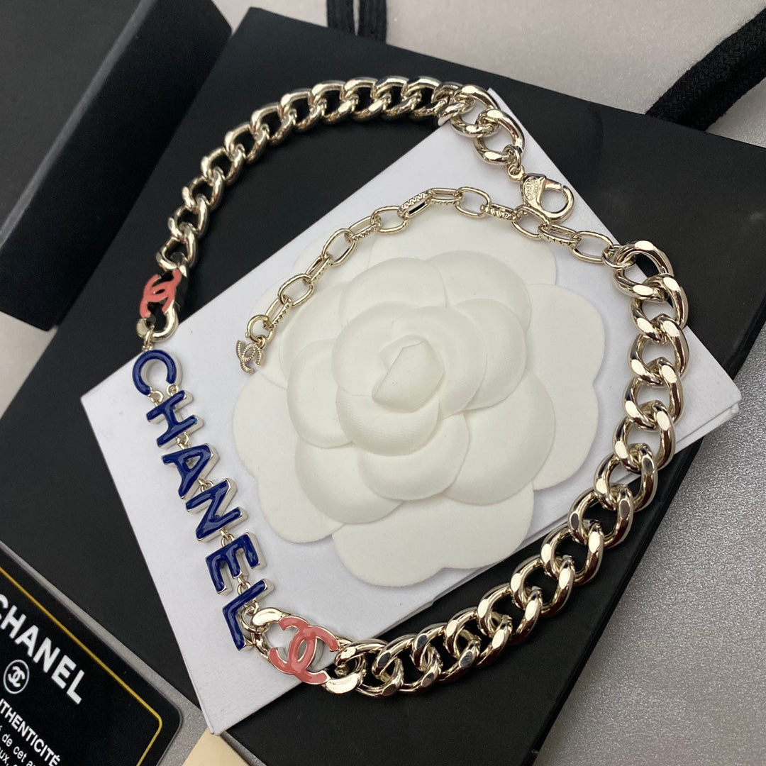 Chanel Large Chain Logo Necklace – Luxury Designer Jewelry – product image 2