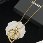 Chanel Large Heart Pendant Necklace – Luxury Designer Jewelry – product image 3