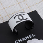 Chanel Logo Acrylic Open Bracelet – Luxury Jewelry – product image 2