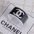 Chanel Logo Acrylic Open Bracelet – Luxury Jewelry – product image 3