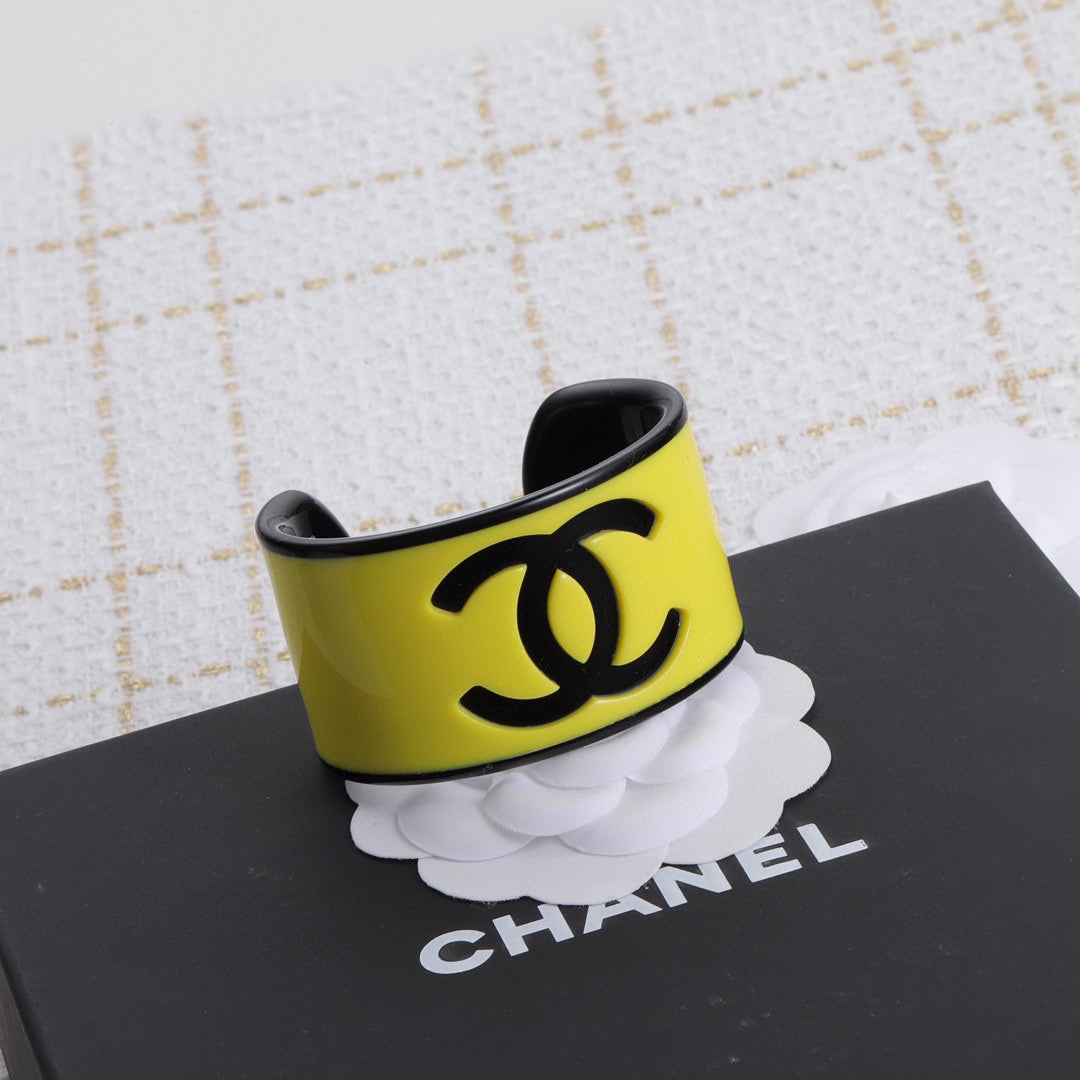 Chanel Logo Acrylic Open Bracelet – Luxury Jewelry – product image 8