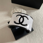Chanel Logo Acrylic Open Bracelet – Luxury Jewelry – product image 18
