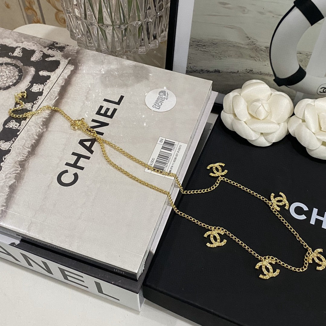 Chanel Multi-Logo Pendant Necklace – Luxury Designer Jewelry – product image 6
