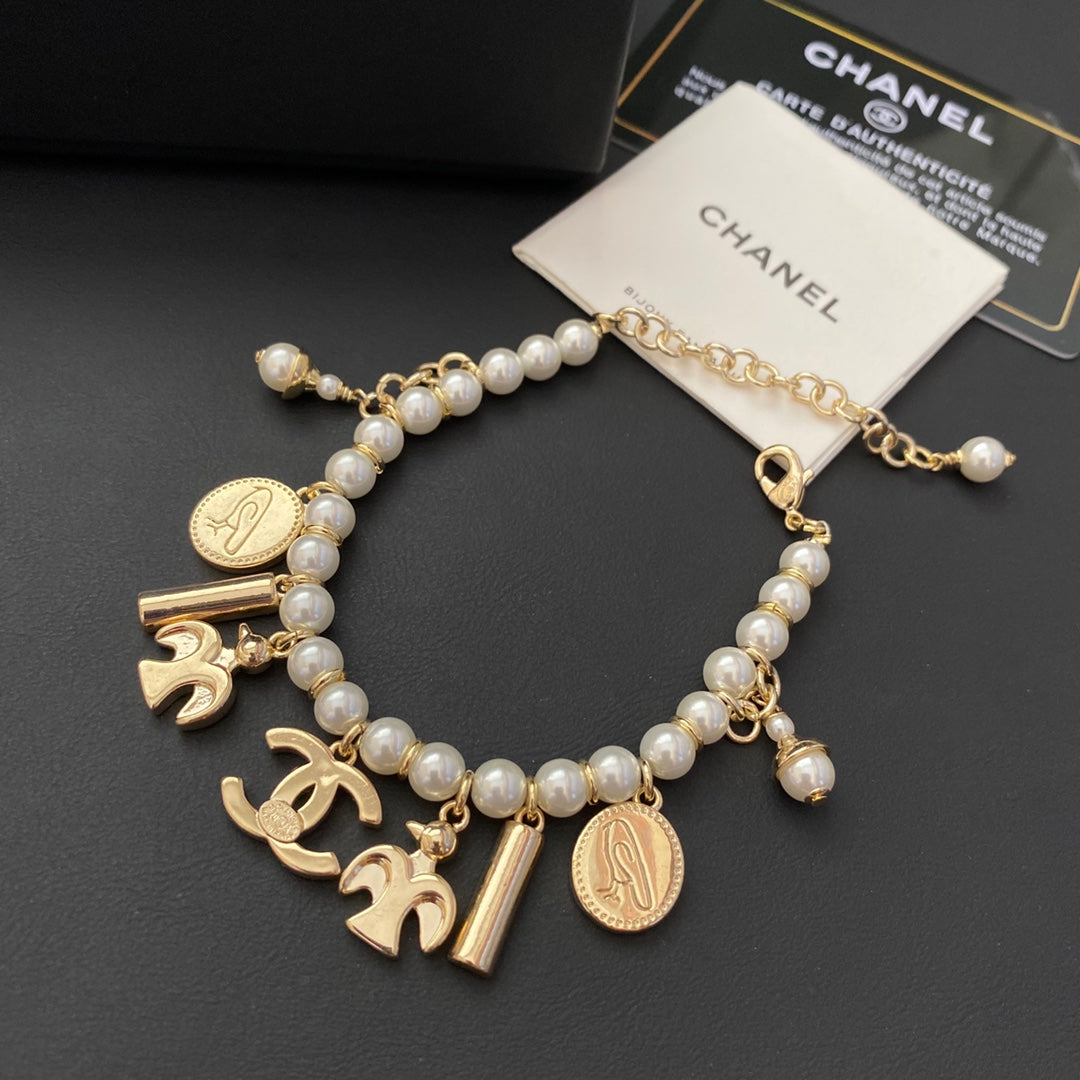 Chanel Multi-Pendant Pearl Bracelet – Luxury Jewelry – product image 2