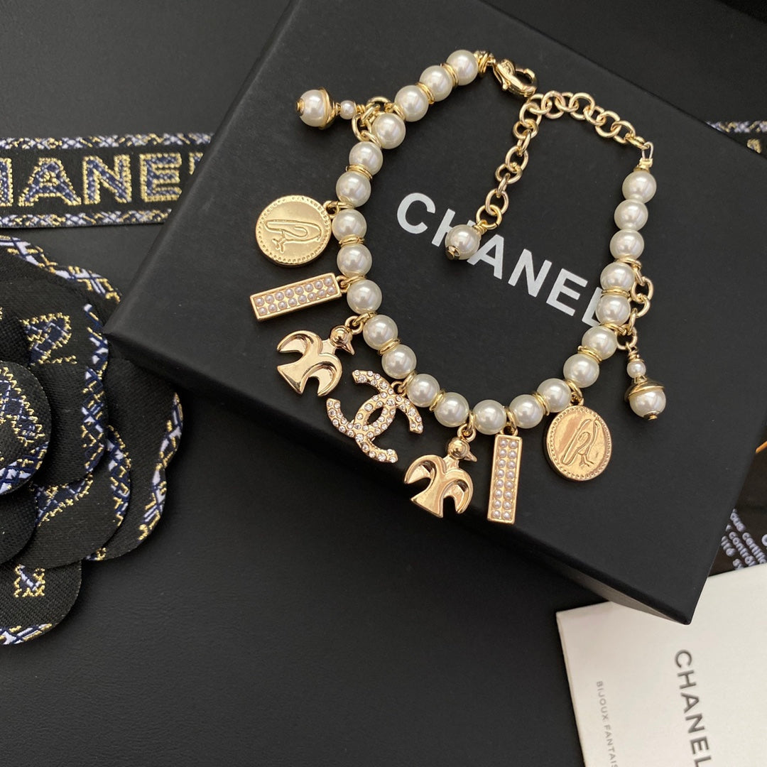 Chanel Multi-Pendant Pearl Bracelet – Luxury Jewelry – product image 4