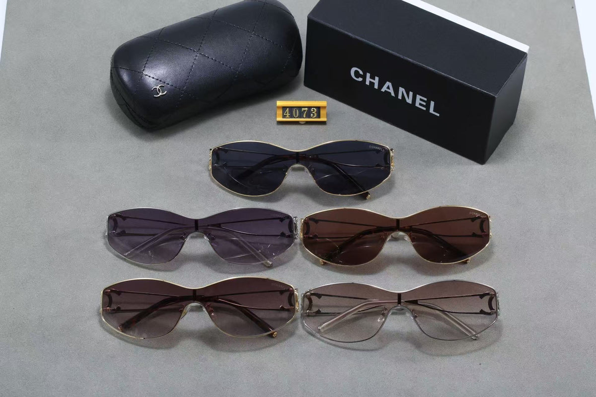 Chanel Oversized metal and diamond-encrusted Polarized Sunglasses for Unisex – product image 8