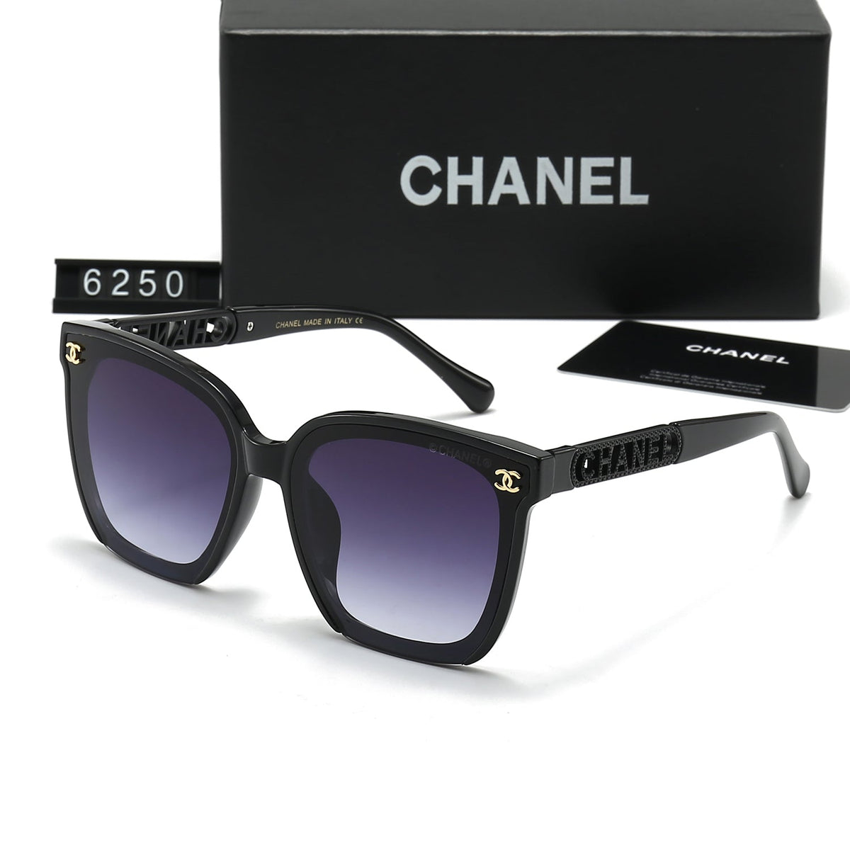 Chanel Oversized Rectangular Polarized Sunglasses for Unisex – product image 3