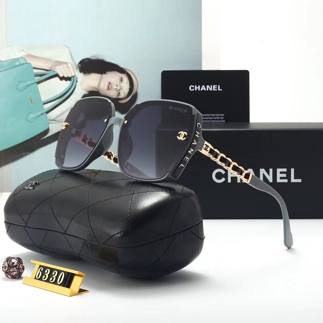 Chanel Oversized Women's Full Frame Letter Sunglasses for Women – product image 8