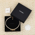 Chanel Pearl Letter Drop Necklace – Luxury Designer Jewelry – product image 4