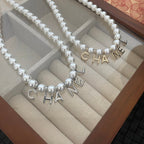 Chanel Pearl Letter Pendant Necklace – Luxury Designer Jewelry – product image 9