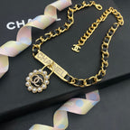 Chanel Pearl Pendant Stranded Leather Necklace – Luxury Designer Jewelry – product image 2