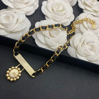 Chanel Pearl Pendant Stranded Leather Necklace – Luxury Designer Jewelry – product image 4