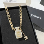 Chanel Pearl Perfume Bottle Necklace – Luxury Designer Jewelry – product image 3