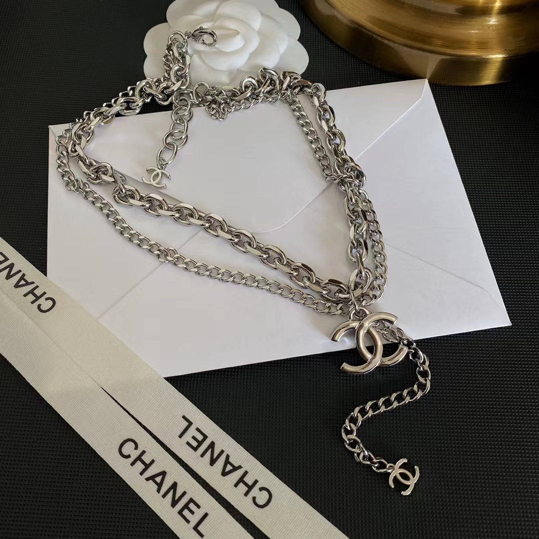Chanel Pendant Logo Necklace – Luxury Designer Jewelry – product image 3