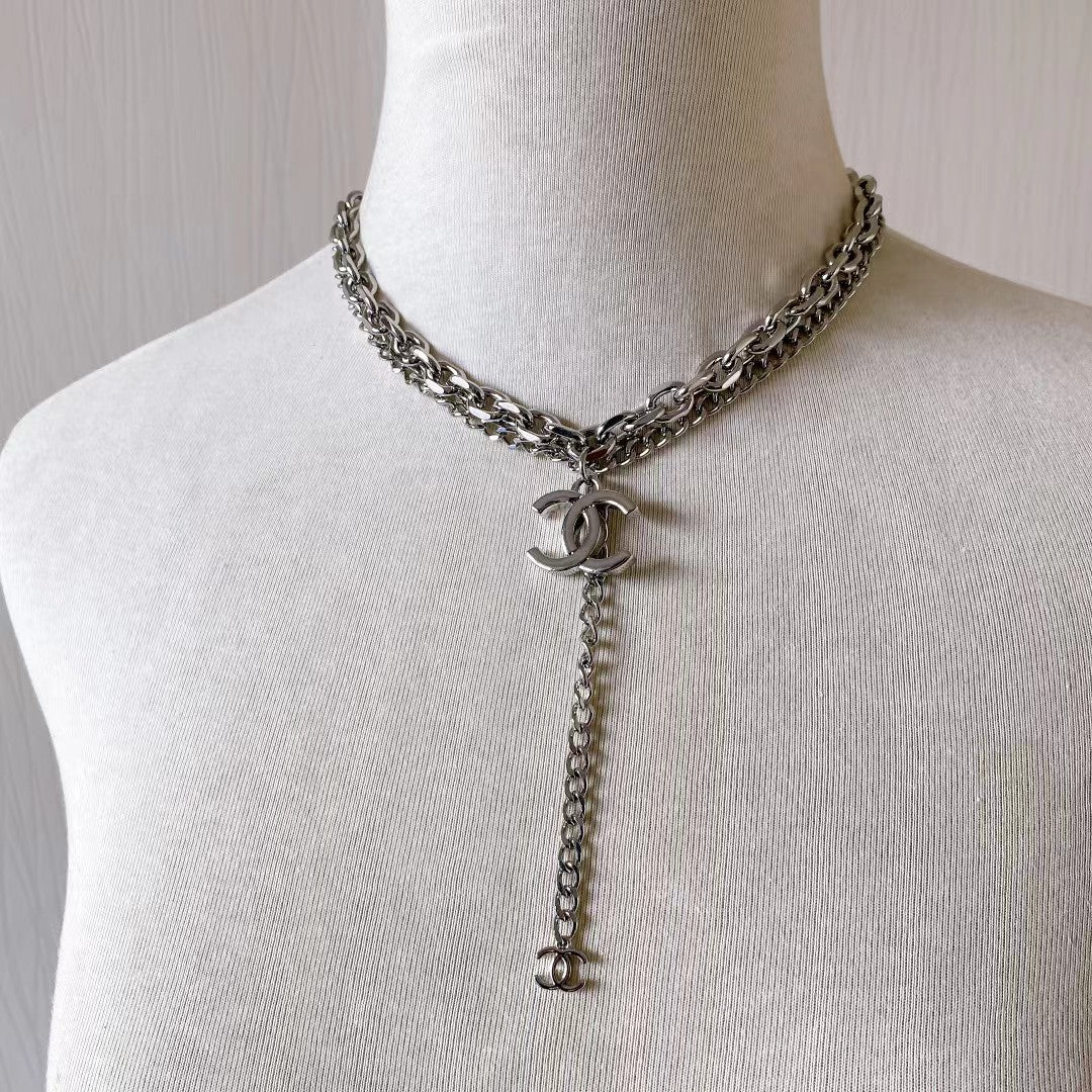 Chanel Pendant Logo Necklace – Luxury Designer Jewelry – product image 5