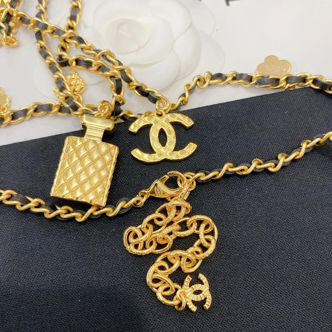 Chanel Perfume Bottle Extra Long Necklace – Luxury Designer Jewelry – product image 5