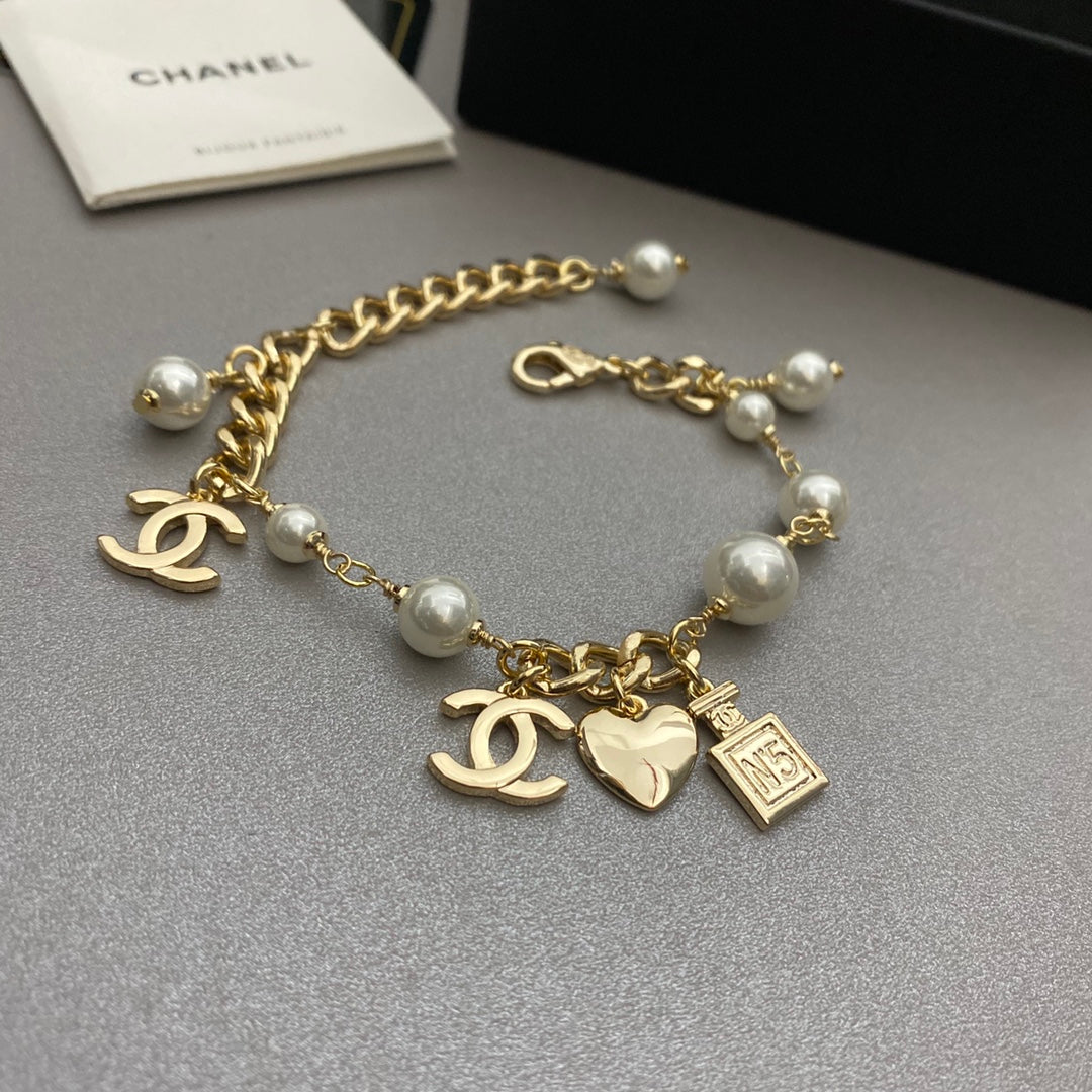 Chanel Perfume Bottle Pendant Bracelet – Luxury Jewelry – product image 3