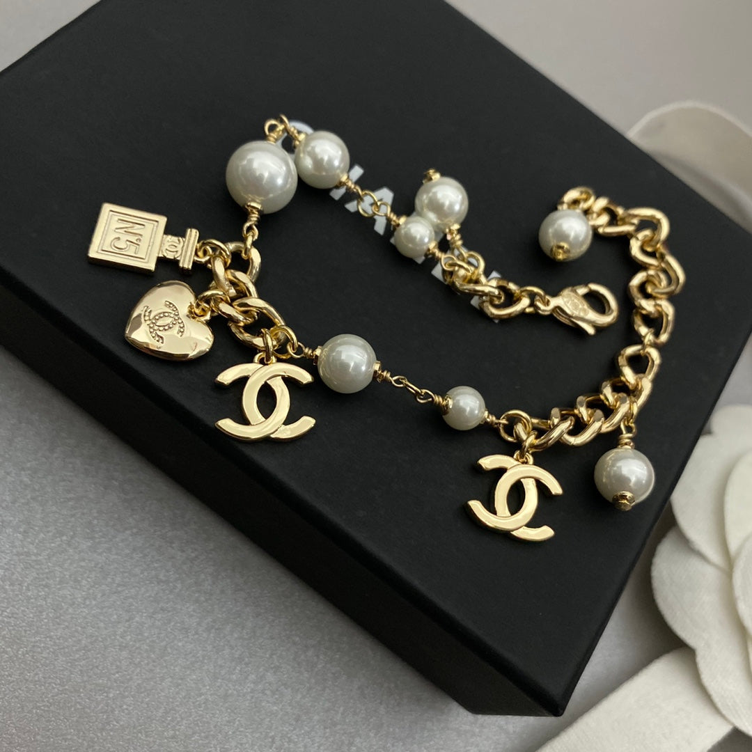 Chanel Perfume Bottle Pendant Bracelet – Luxury Jewelry – product image 4