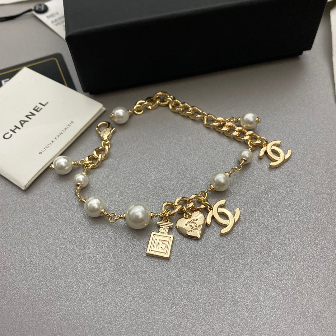 Chanel Perfume Bottle Pendant Bracelet – Luxury Jewelry – product image 5