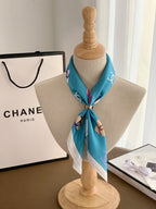 Chanel Premium Woven Square Scarf for Women – product image 11
