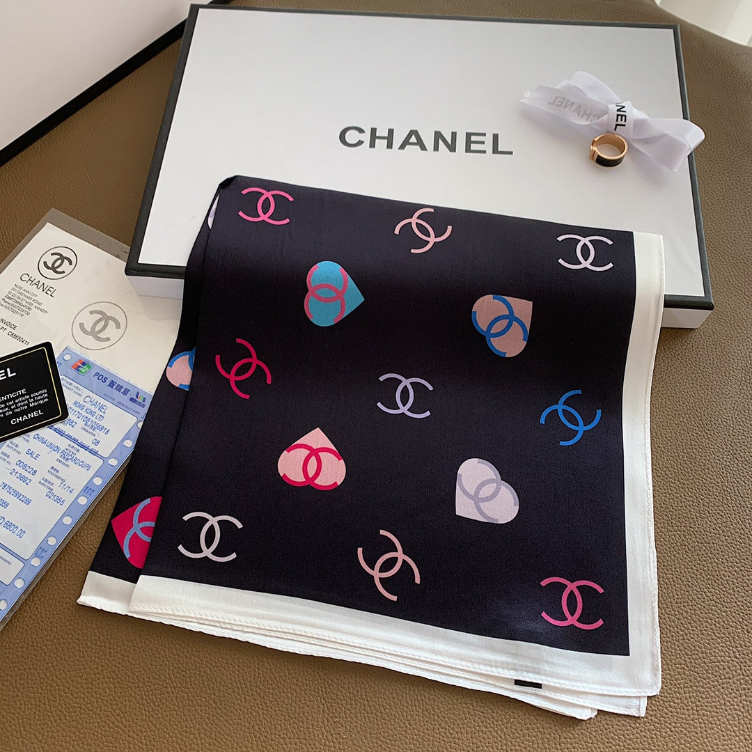 Chanel Premium Woven Square Scarf for Women – product image 2