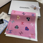 Chanel Premium Woven Square Scarf for Women – product image 3