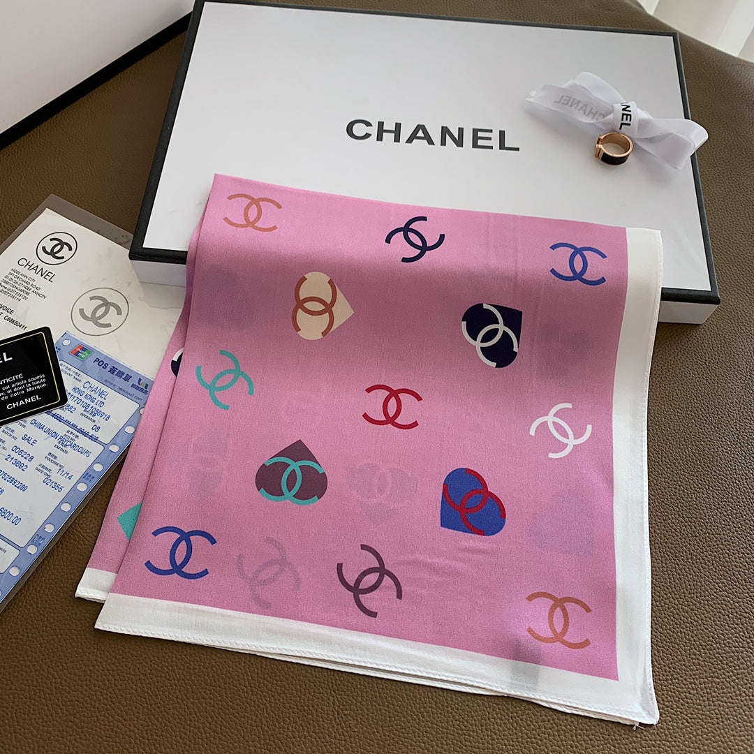 Chanel Premium Woven Square Scarf for Women – product image 3