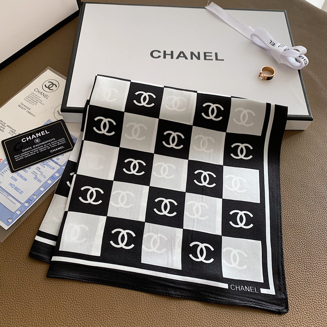 Chanel Premium Woven Square Scarf for Women – product image 5
