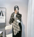 Chanel Premium Woven Temperament Logo Jacquard Small Broken Edge Scarf – product image 20