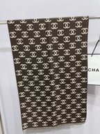 Chanel Premium Woven Temperament Logo Jacquard Small Broken Edge Scarf – product image 21