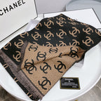 Chanel Premium Woven Temperament Logo Jacquard Small Broken Edge Scarf – product image 25