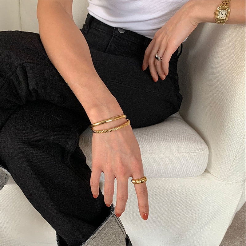 Chanel Quilted Motif Diamonds Open Bracelet – Luxury Jewelry – product image 9
