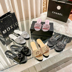 Chanel Retro Polka Dot Flat Slippers – slippers product image 11