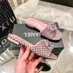 Chanel Retro Polka Dot Flat Slippers – slippers product image 12