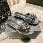 Chanel Retro Polka Dot Flat Slippers – slippers product image 3
