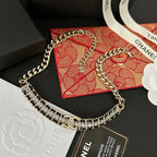 Chanel Shiny Crystal Chunky Necklace – Luxury Designer Jewelry – product image 1