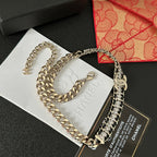 Chanel Shiny Crystal Chunky Necklace – Luxury Designer Jewelry – product image 2